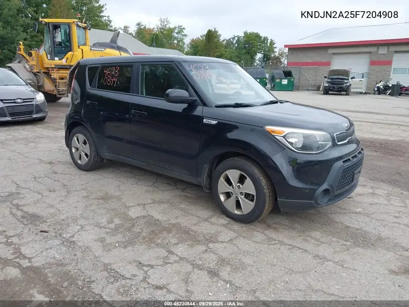 KIA SOUL 2015, VIN KNDJN2A25F7204908