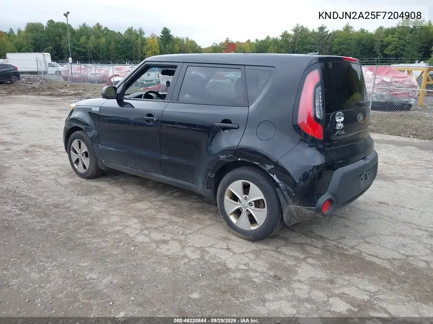 2015 KIA SOUL VIN KNDJN2A25F7204908 — фото 3