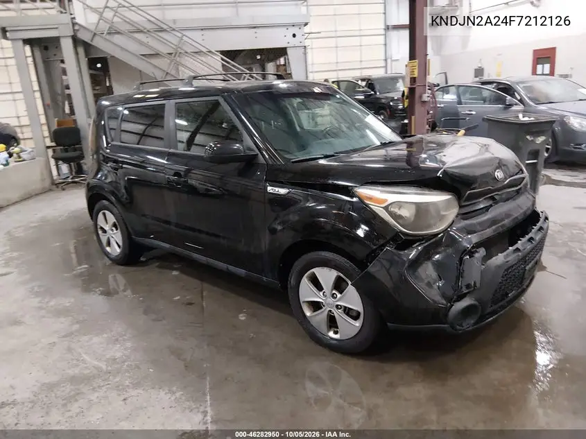 KIA SOUL 2015, VIN KNDJN2A24F7212126