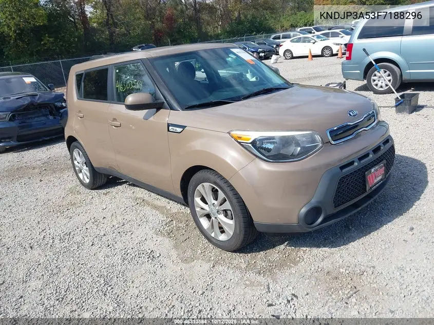 KIA SOUL 2015, VIN KNDJP3A53F7188296