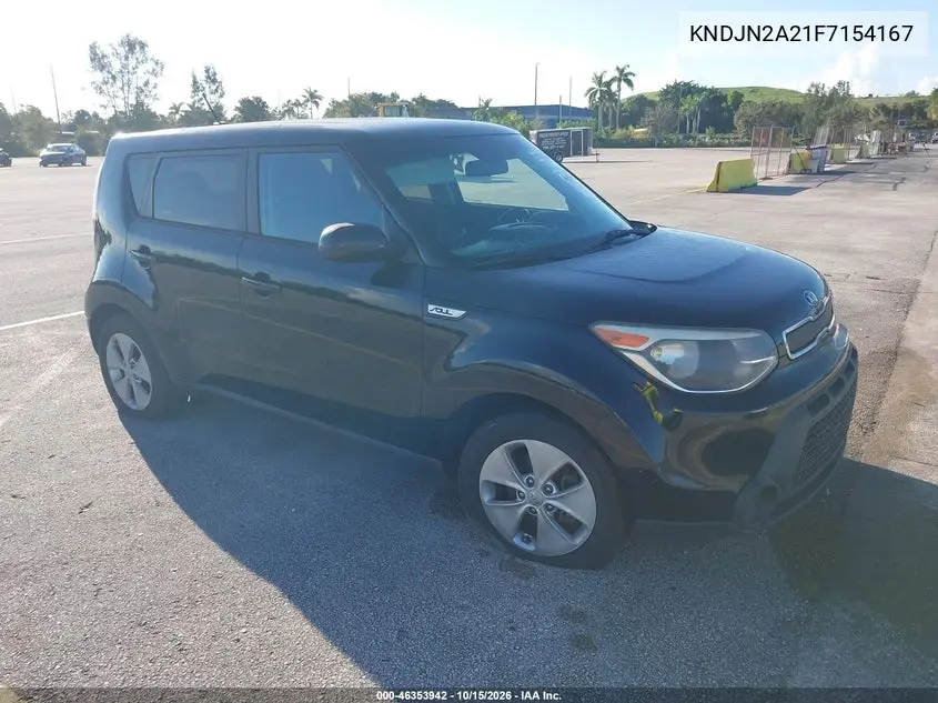 KIA SOUL 2015, VIN KNDJN2A21F7154167