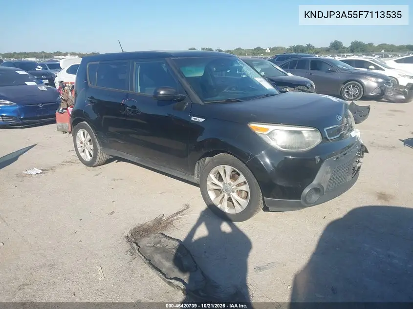 KIA SOUL 2015, VIN KNDJP3A55F7113535