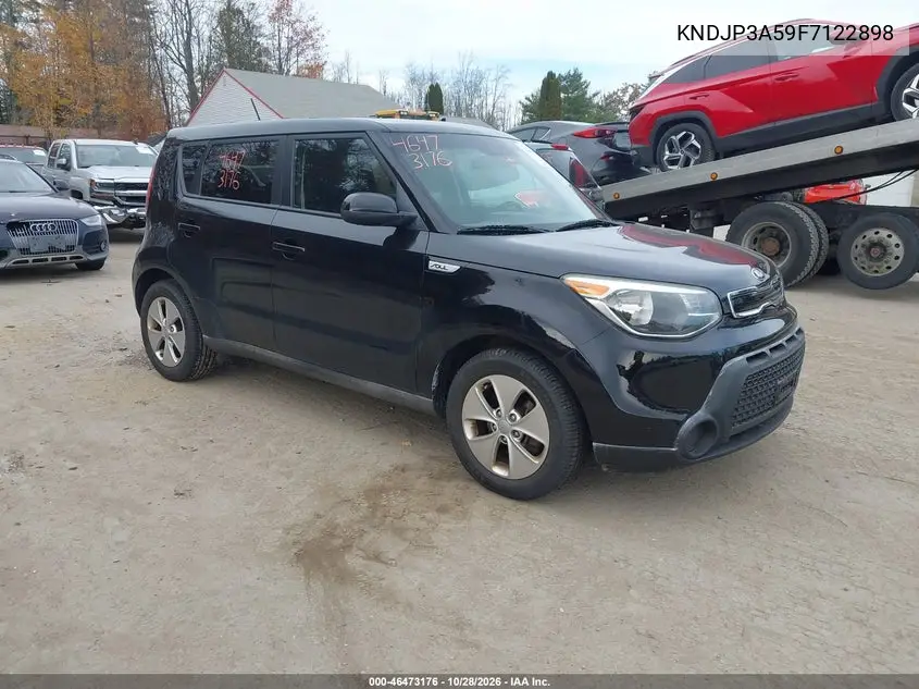 KIA SOUL 2015, VIN KNDJP3A59F7122898