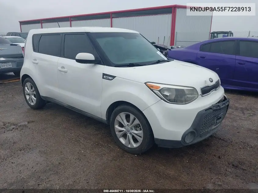KIA SOUL 2015, VIN KNDJP3A55F7228913