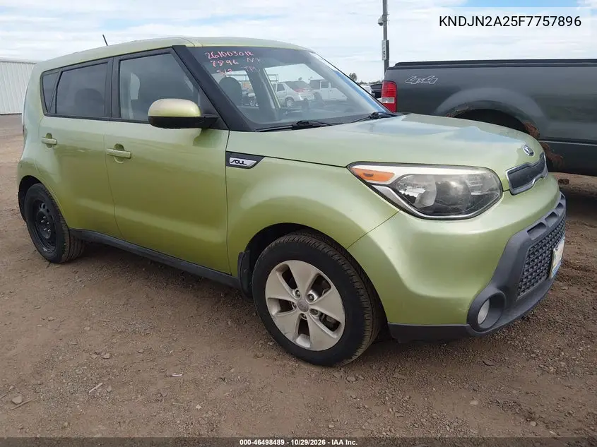 KIA SOUL 2015, VIN KNDJN2A25F7757896