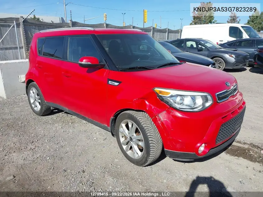 KIA SOUL 2016, VIN KNDJP3A53G7823289