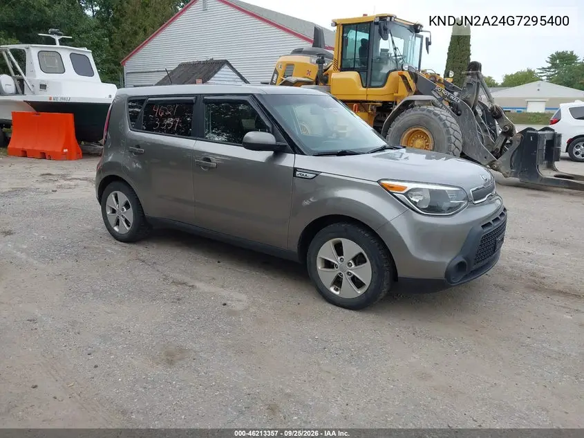 KIA SOUL 2016, VIN KNDJN2A24G7295400