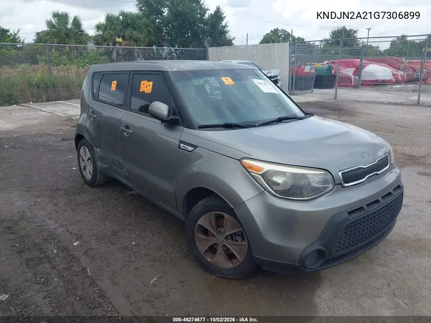 KIA SOUL 2016, VIN KNDJN2A21G7306899