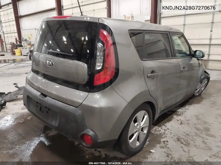 KIA SOUL 2016, VIN KNDJN2A28G7270676
