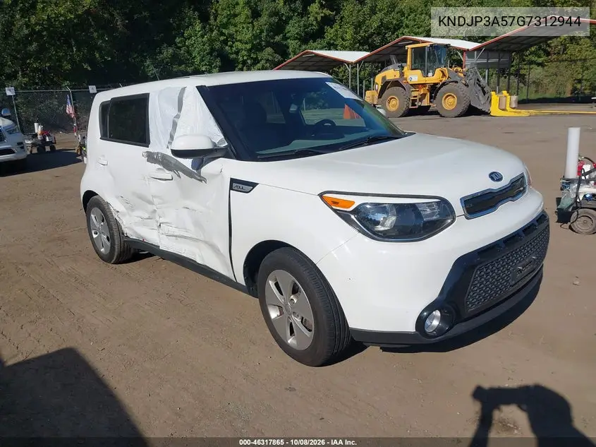 KIA SOUL 2016, VIN KNDJP3A57G7312944