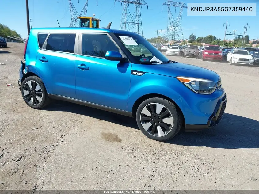 KIA SOUL 2016, VIN KNDJP3A55G7359440