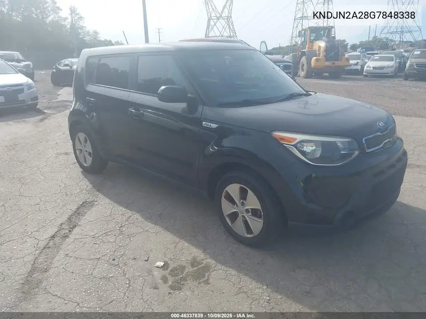 KIA SOUL 2016, VIN KNDJN2A28G7848338