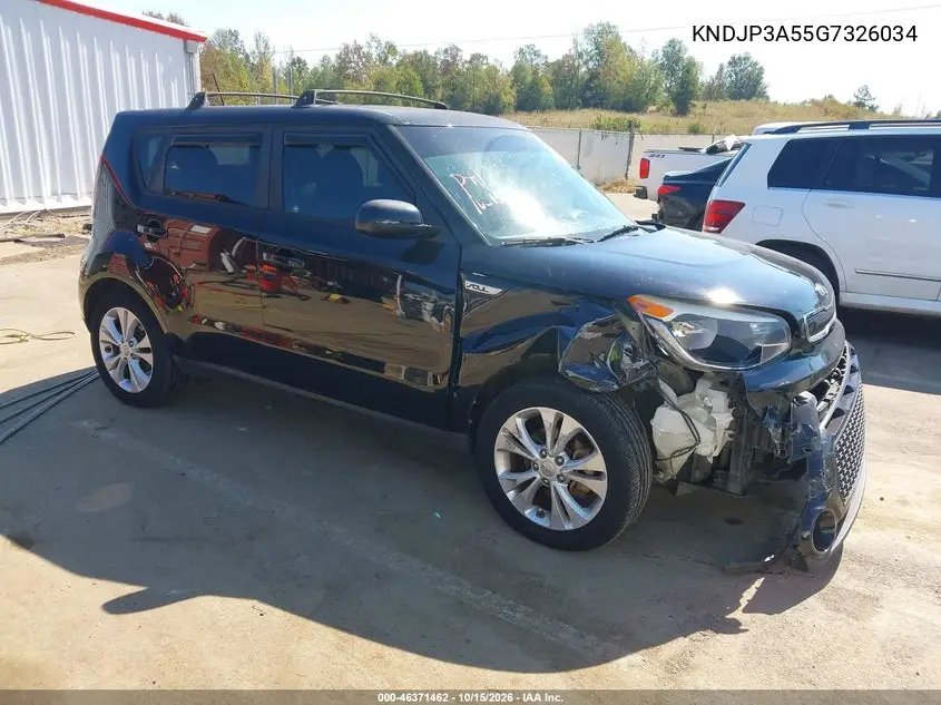 KIA SOUL 2016, VIN KNDJP3A55G7326034