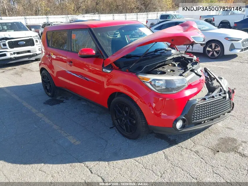 KIA SOUL 2016, VIN KNDJP3A50G7829146