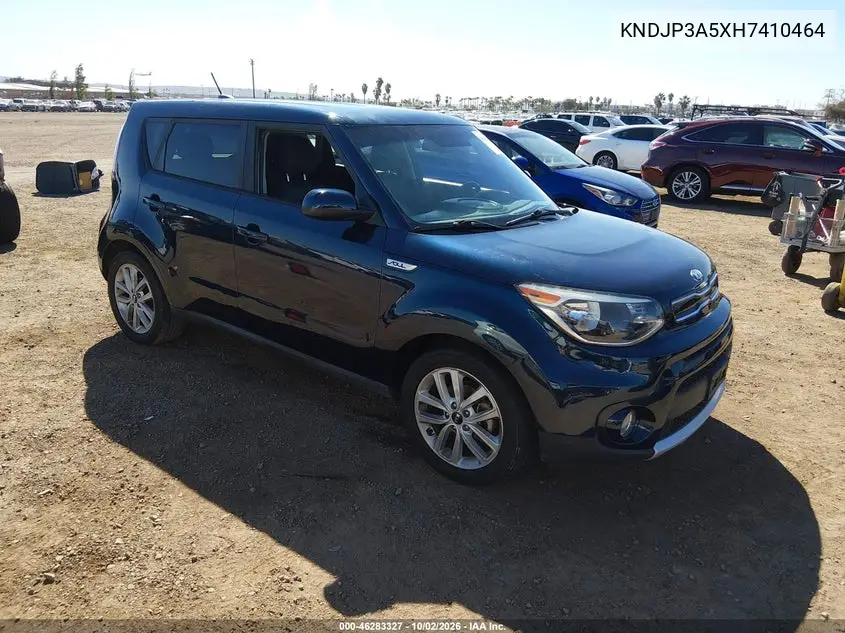 KIA SOUL 2017, VIN KNDJP3A5XH7410464