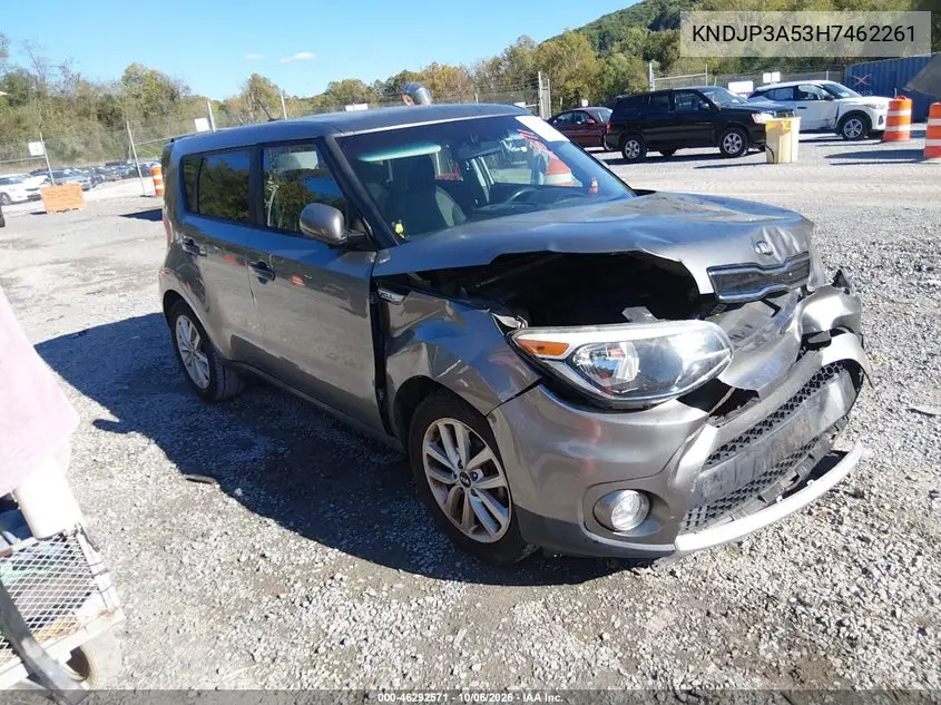 KIA SOUL 2017, VIN KNDJP3A53H7462261