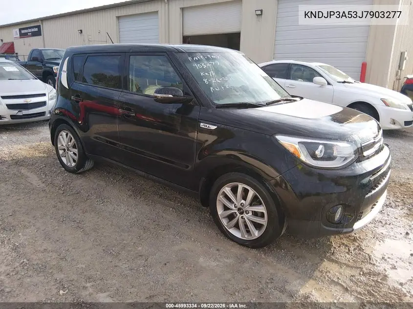 KIA SOUL 2018, VIN KNDJP3A53J7903277