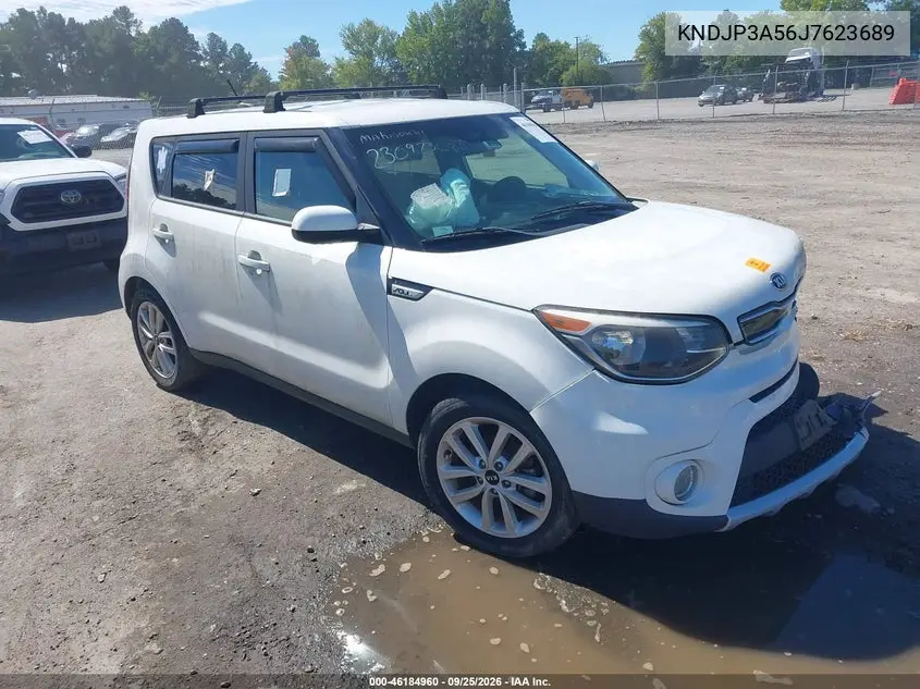 KIA SOUL 2018, VIN KNDJP3A56J7623689