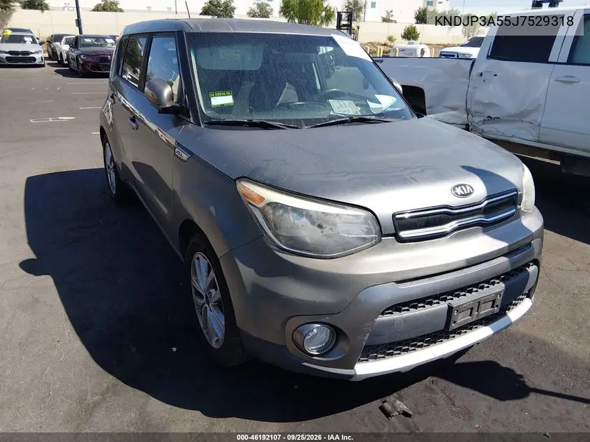 KIA SOUL 2018, VIN KNDJP3A55J7529318