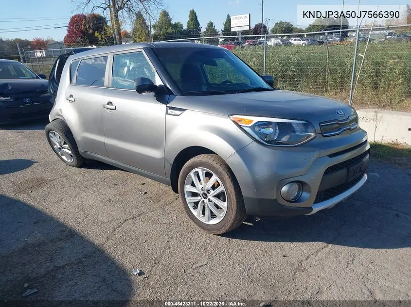 KIA SOUL 2018, VIN KNDJP3A50J7566390