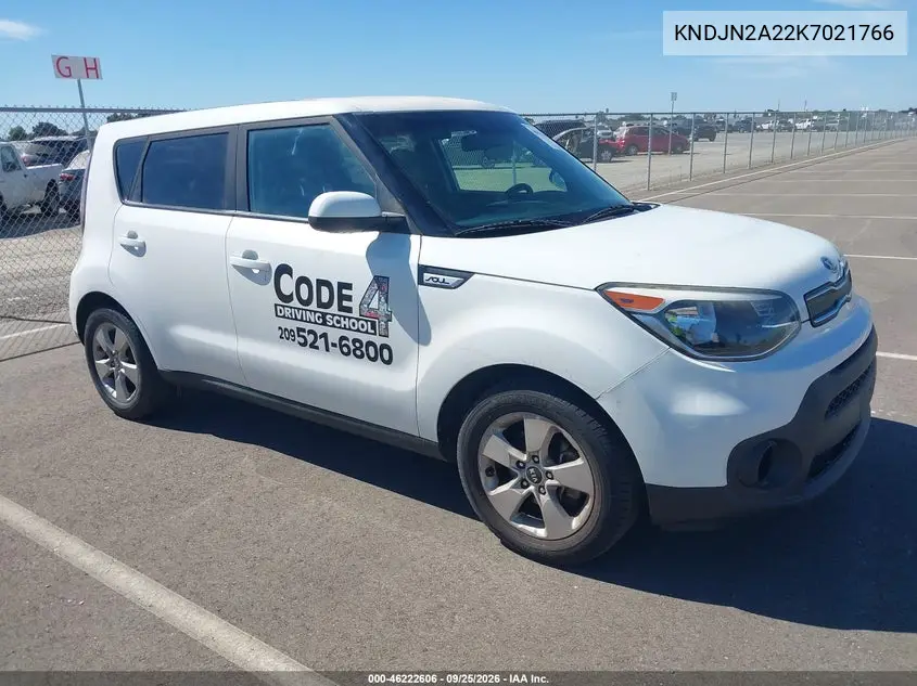 KIA SOUL 2019, VIN KNDJN2A22K7021766