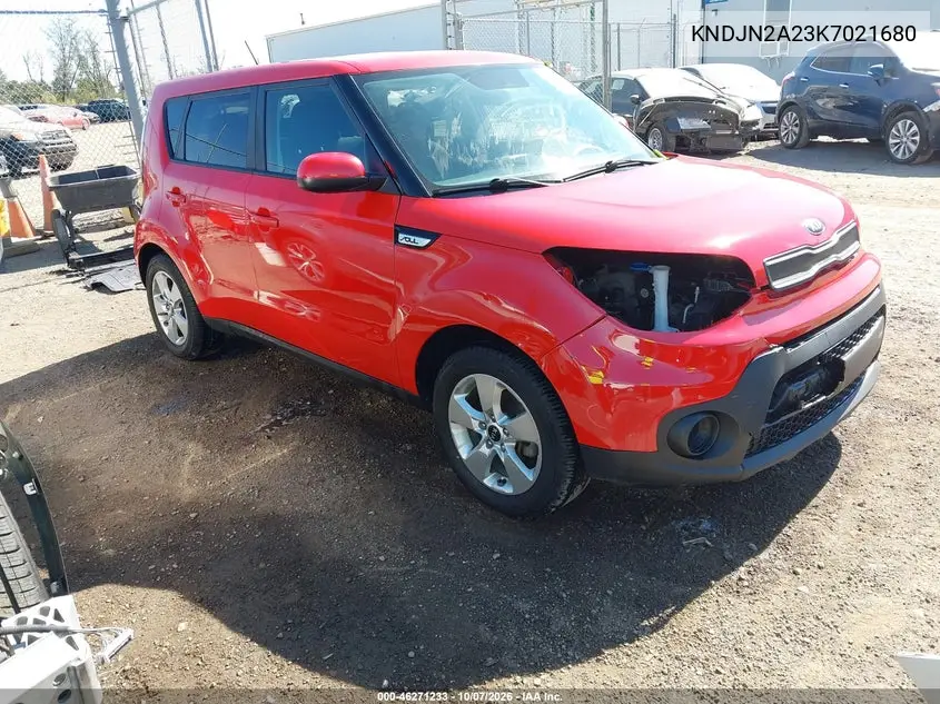 KIA SOUL 2019, VIN KNDJN2A23K7021680