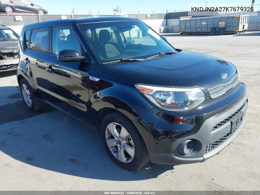 KIA SOUL 2019, VIN KNDJN2A27K7679325