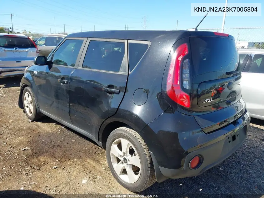 2019 KIA SOUL VIN KNDJN2A23K7005804 — фото 3