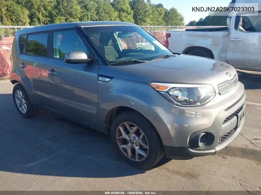 KIA SOUL 2019, VIN KNDJN2A25K7023303
