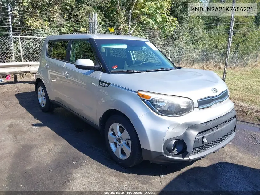 KIA SOUL 2019, VIN KNDJN2A21K7656221