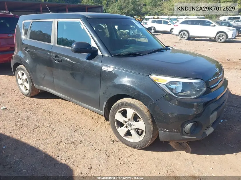 KIA SOUL 2019, VIN KNDJN2A29K7012529