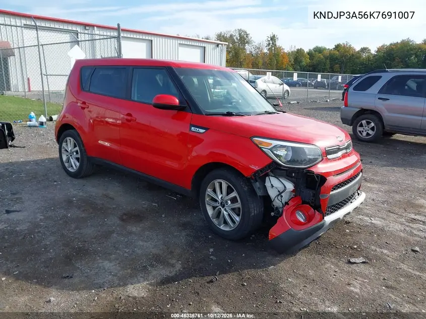 KIA SOUL 2019, VIN KNDJP3A56K7691007