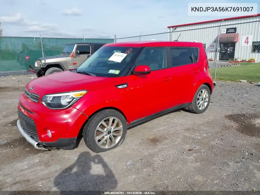 2019 KIA SOUL VIN KNDJP3A56K7691007 — фото 2