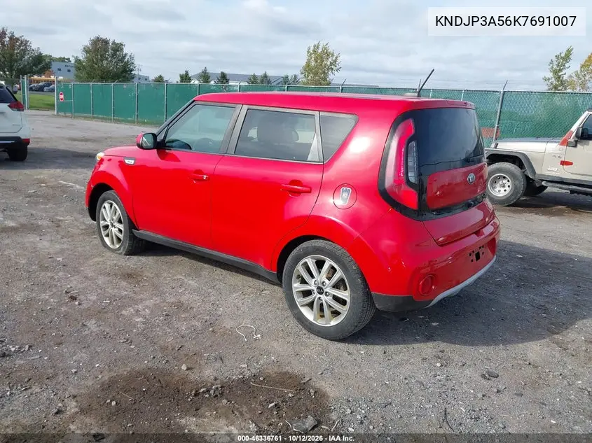 2019 KIA SOUL VIN KNDJP3A56K7691007 — фото 3