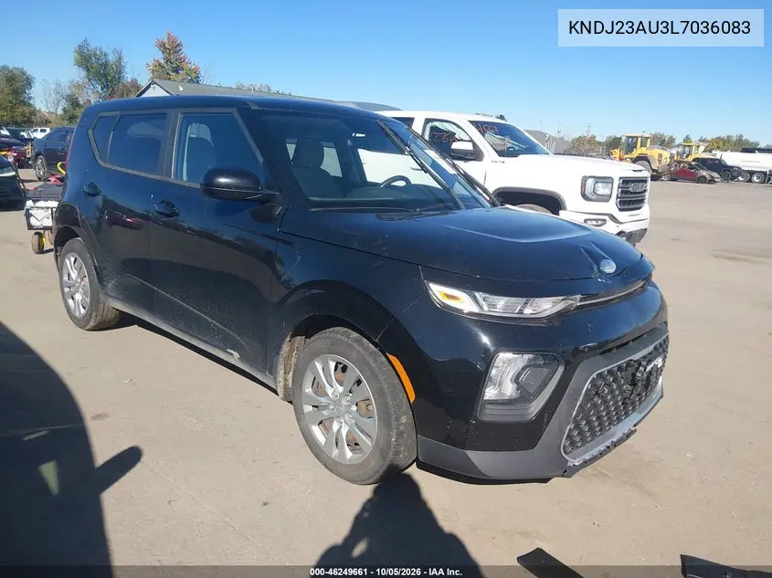 KIA SOUL 2020, VIN KNDJ23AU3L7036083