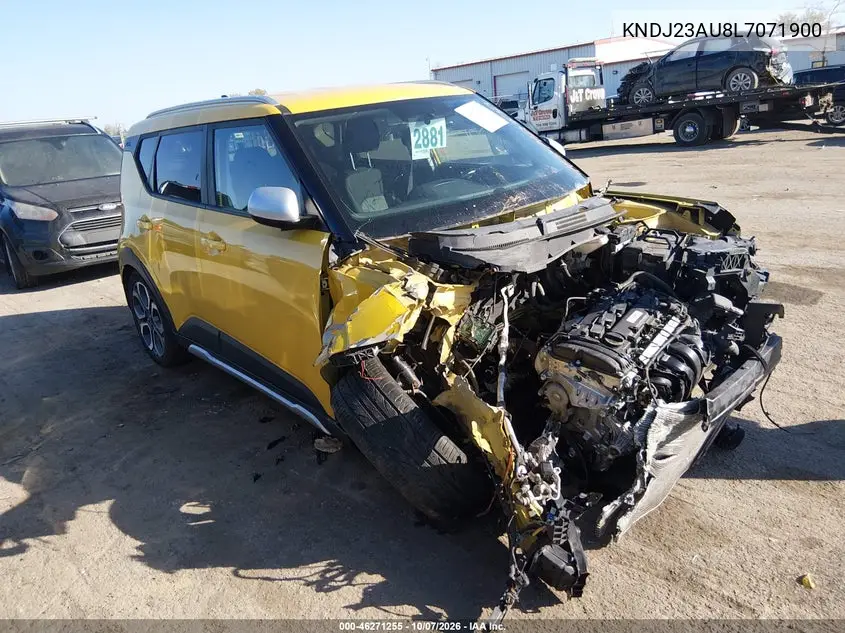KIA SOUL 2020, VIN KNDJ23AU8L7071900