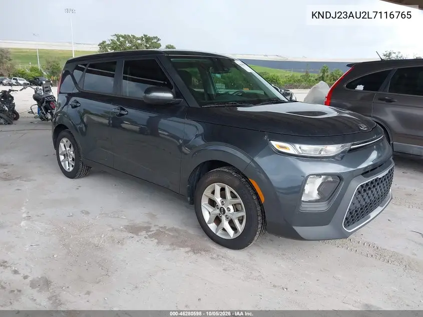 KIA SOUL 2020, VIN KNDJ23AU2L7116765