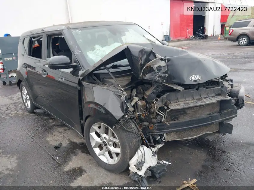 KIA SOUL 2020, VIN KNDJ23AU2L7722423