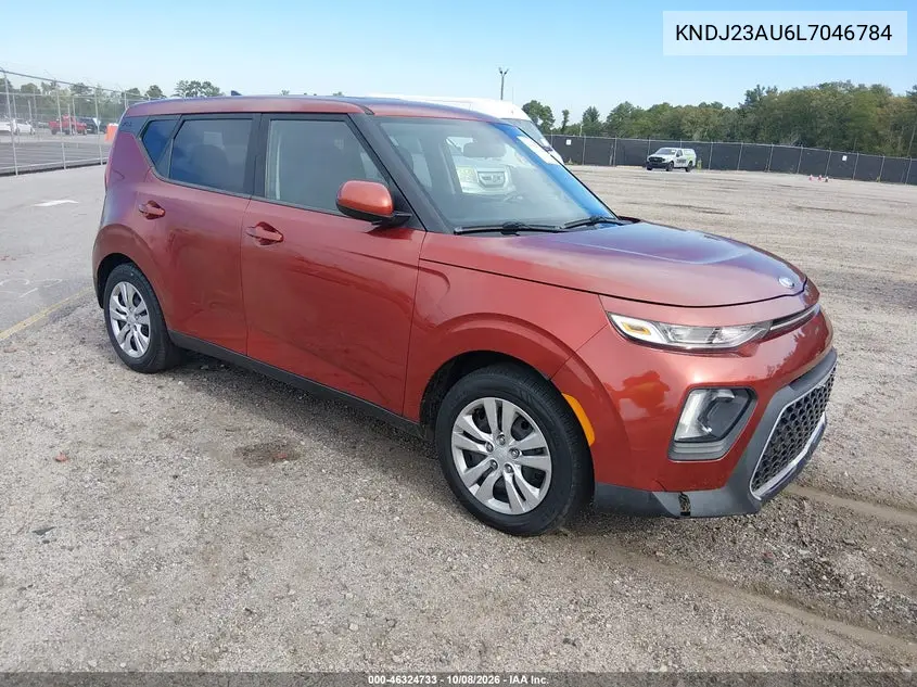 KIA SOUL 2020, VIN KNDJ23AU6L7046784