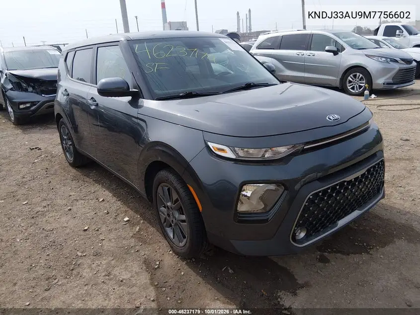 KIA SOUL 2021, VIN KNDJ33AU9M7756602