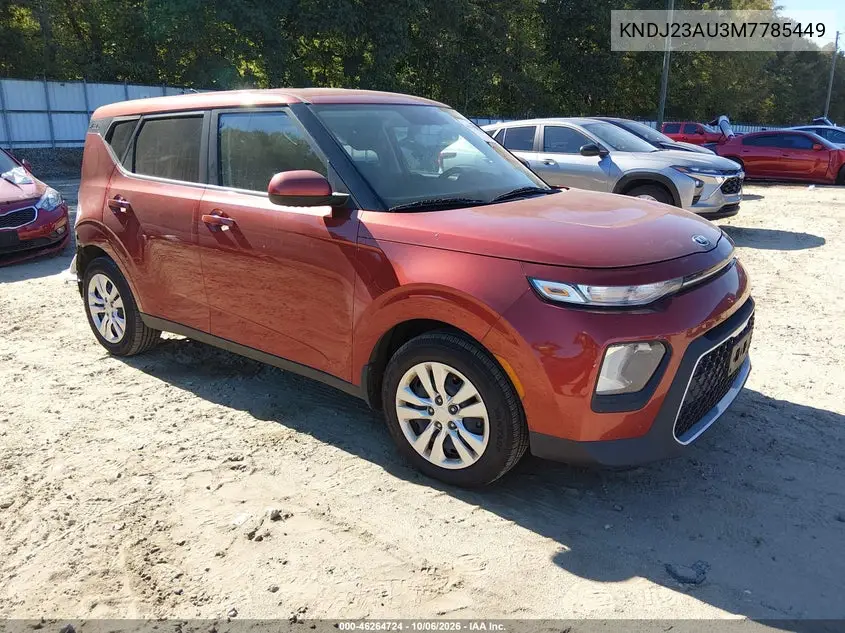 KIA SOUL 2021, VIN KNDJ23AU3M7785449