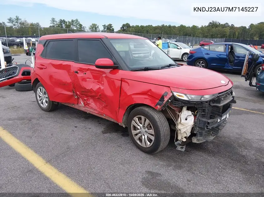 KIA SOUL 2021, VIN KNDJ23AU7M7145227