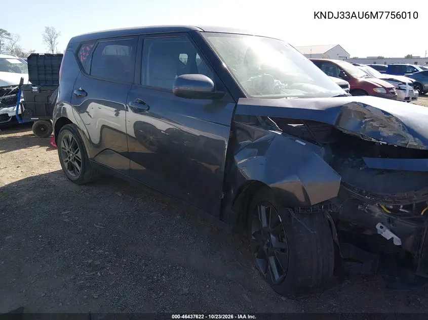 KIA SOUL 2021, VIN KNDJ33AU6M7756010