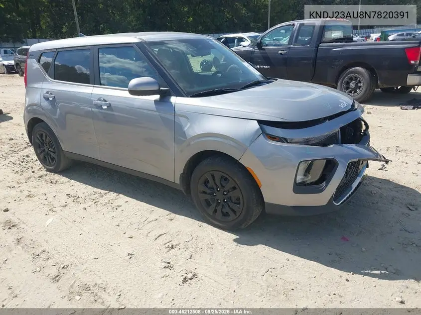 KIA SOUL 2022, VIN KNDJ23AU8N7820391