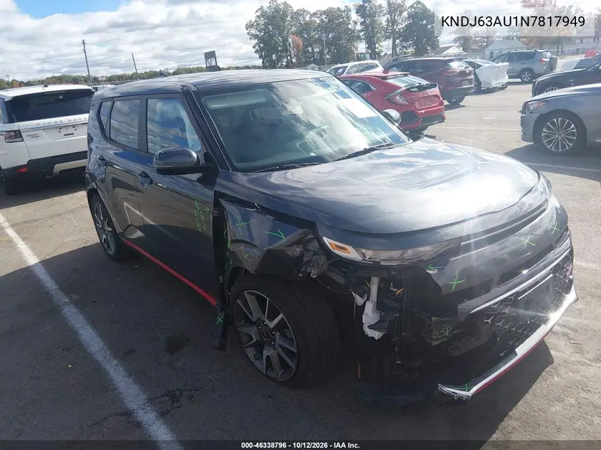 KIA SOUL 2022, VIN KNDJ63AU1N7817949