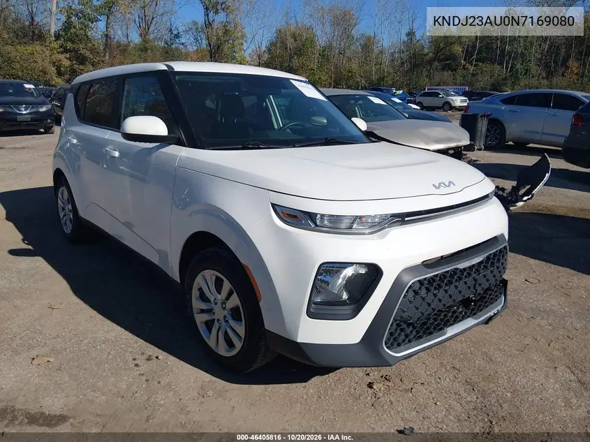 KIA SOUL 2022, VIN KNDJ23AU0N7169080