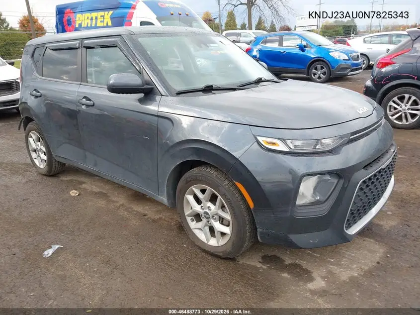KIA SOUL 2022, VIN KNDJ23AU0N7825343