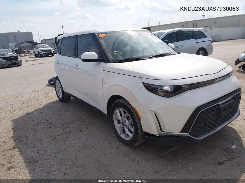 KIA SOUL 2025, VIN KNDJ23AUXS7930063
