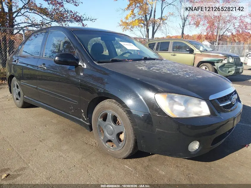 KIA SPECTRA 2006, VIN KNAFE121265282142
