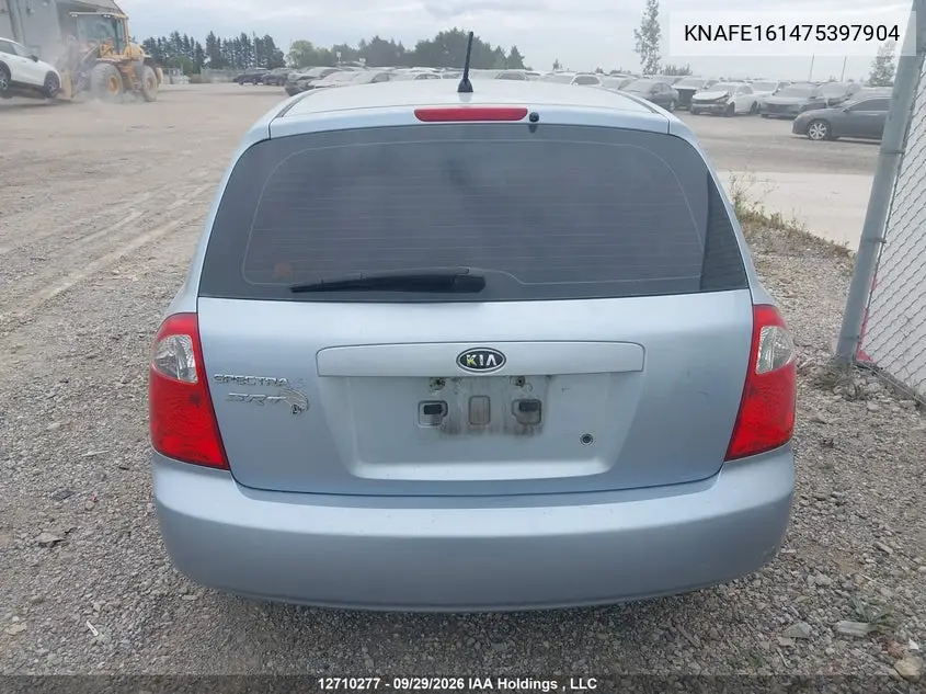 2007 KIA SPECTRA VIN KNAFE161475397904 — фото 16